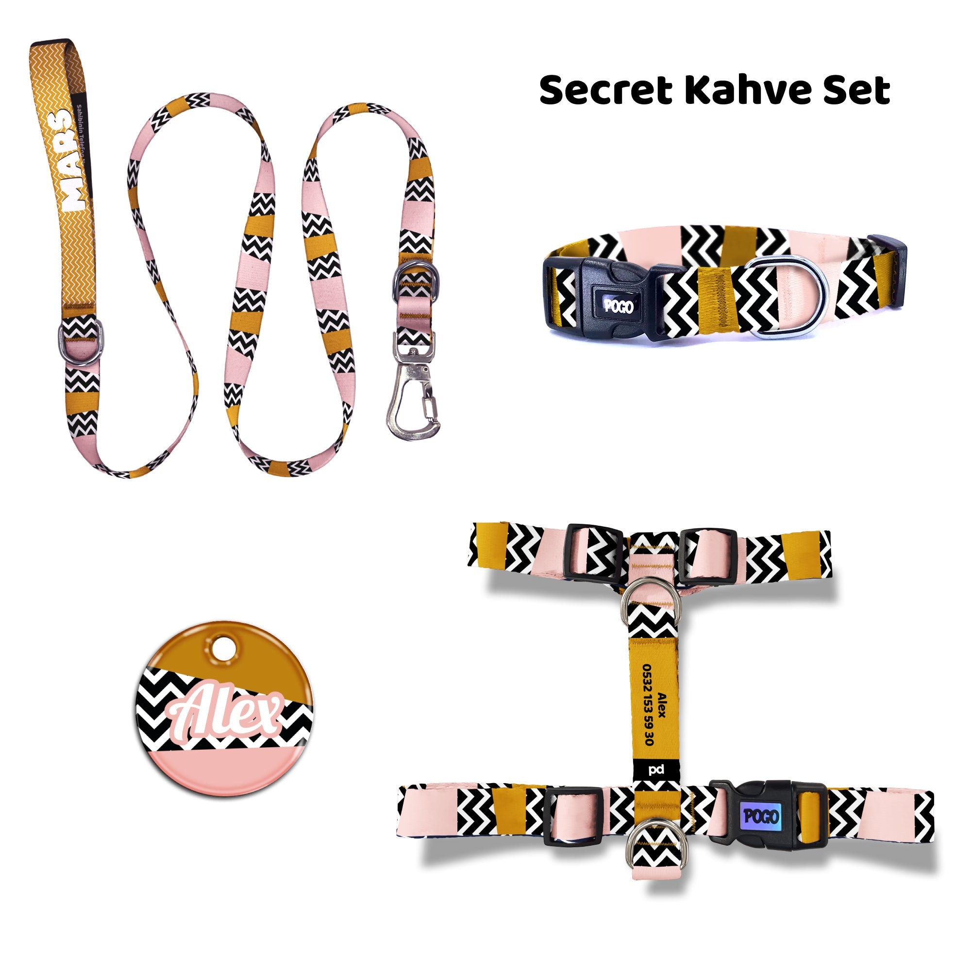 Secret Kahve | Dog Collar Set