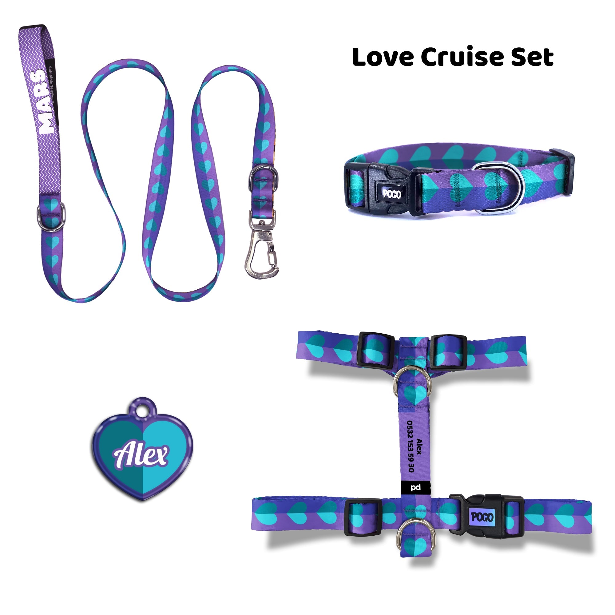 Love Cruise | Dog Collar Set