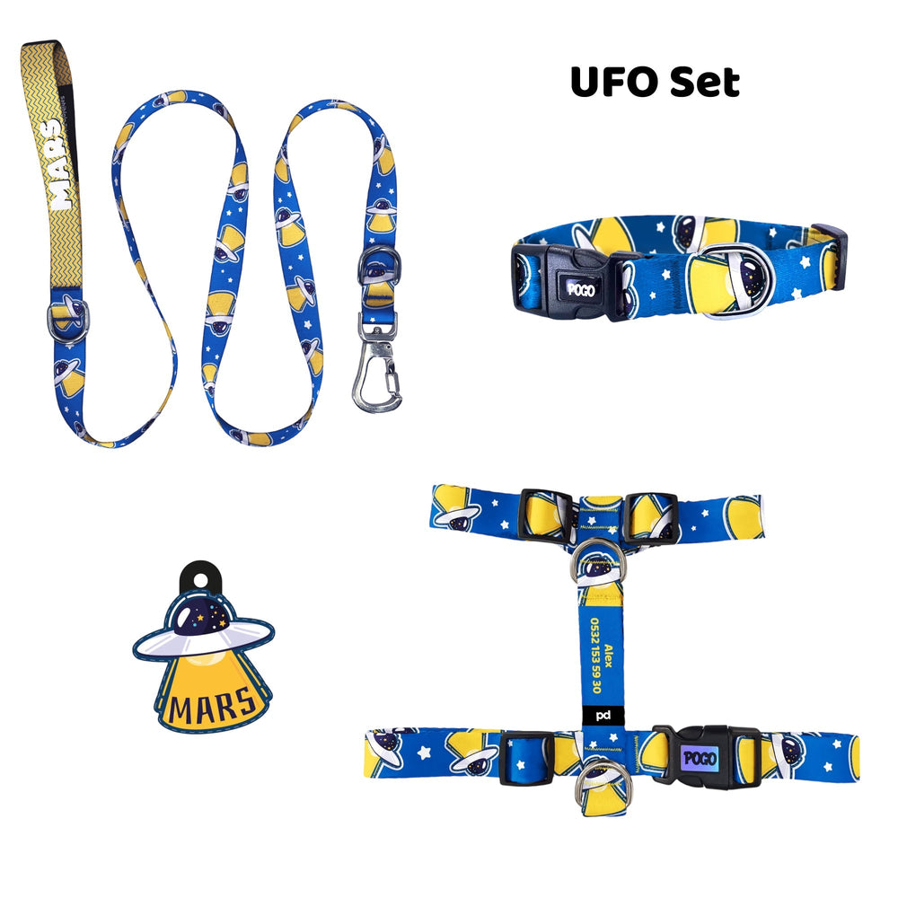 UFO | Tasma ve Künye Seti - Evcil hayvanlar için mükemmel bir ürün.