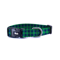 Green Plaid | Dog Collar
