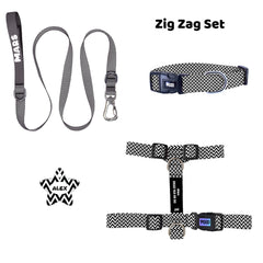 Zig Zag | Tasma ve Künye Seti - Evcil hayvanlar için mükemmel bir ürün.