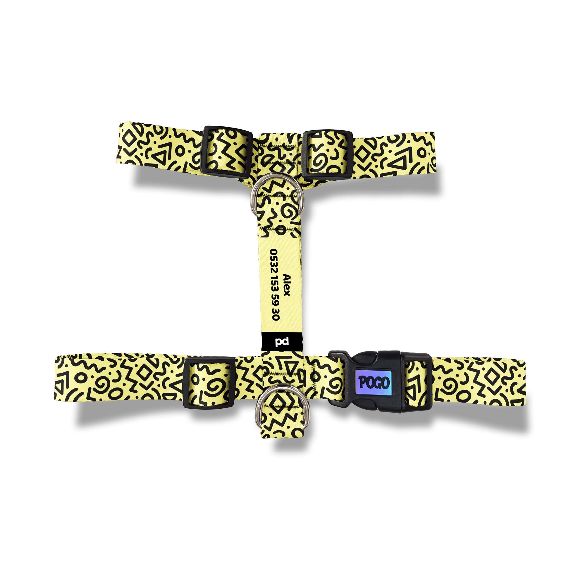 Yellow Loop | Köpek Göğüs Tasması - Evcil hayvanlar için mükemmel bir ürün.