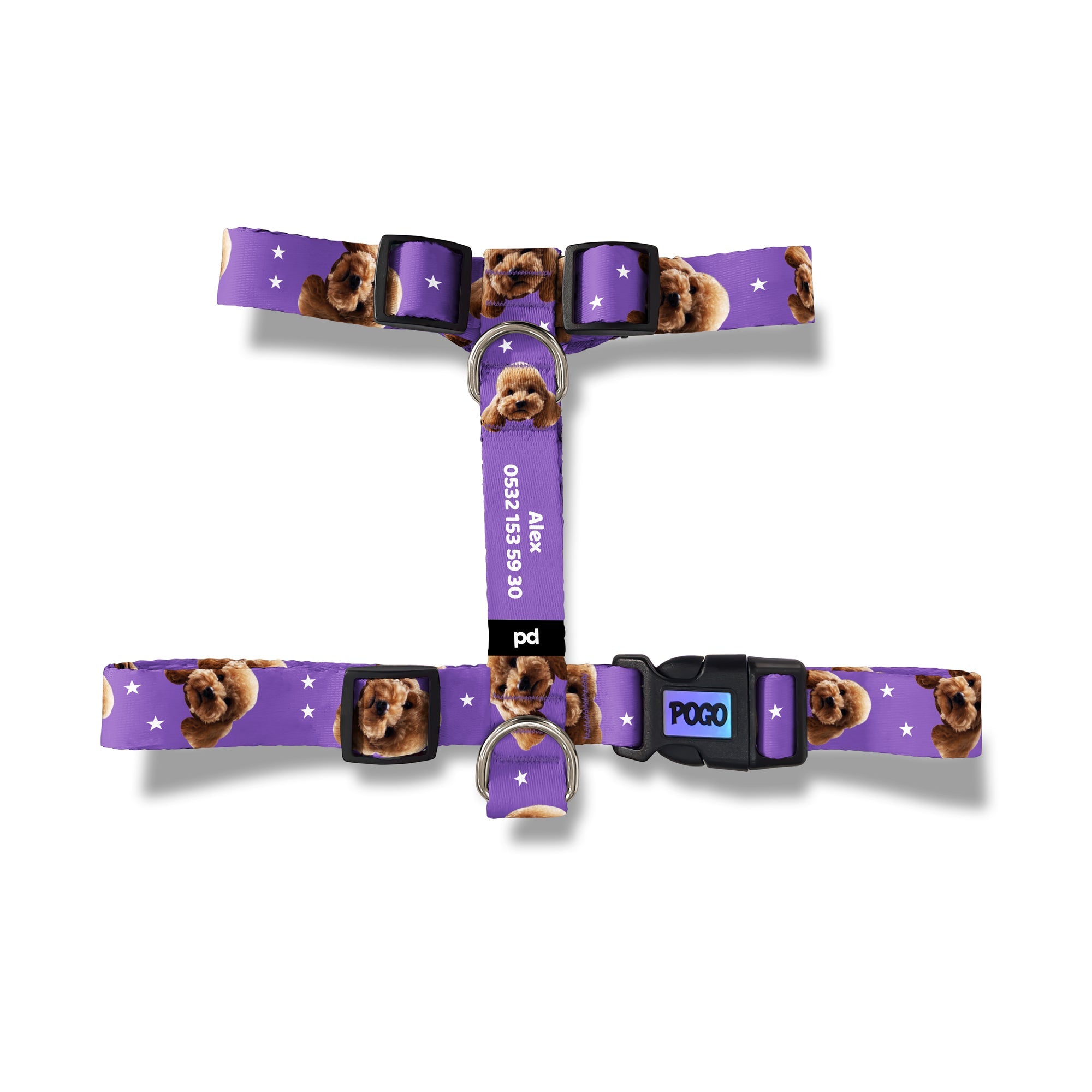 Vesikalık Purple Menekşe | Photo Dog Harness