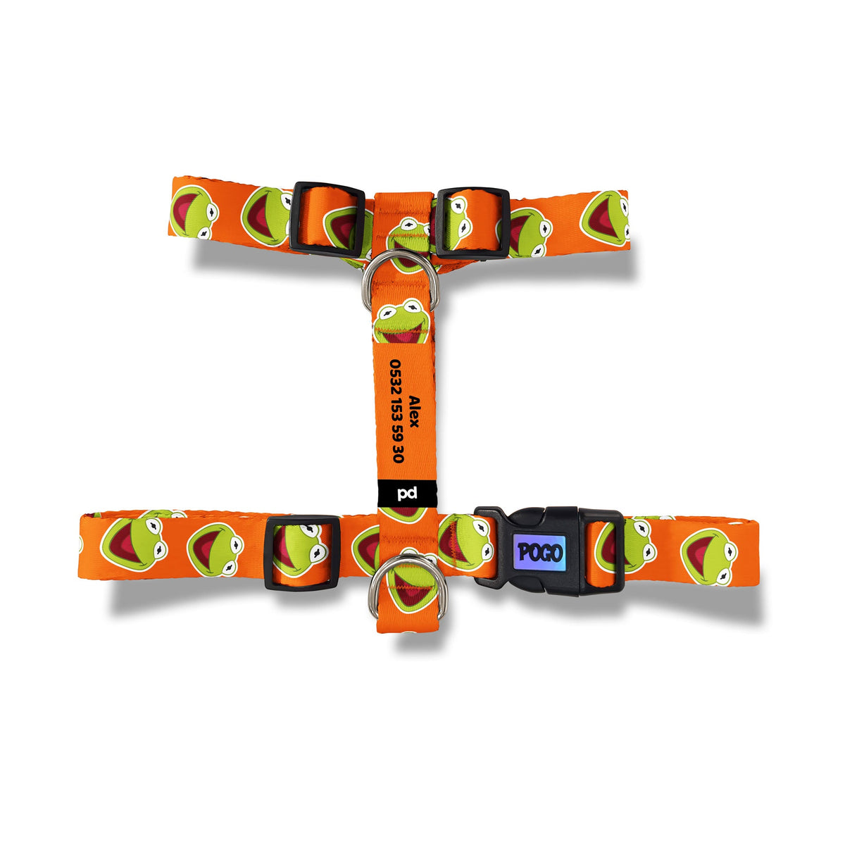 Kermit | Köpek Göğüs Tasması - Evcil hayvanlar için mükemmel bir ürün.