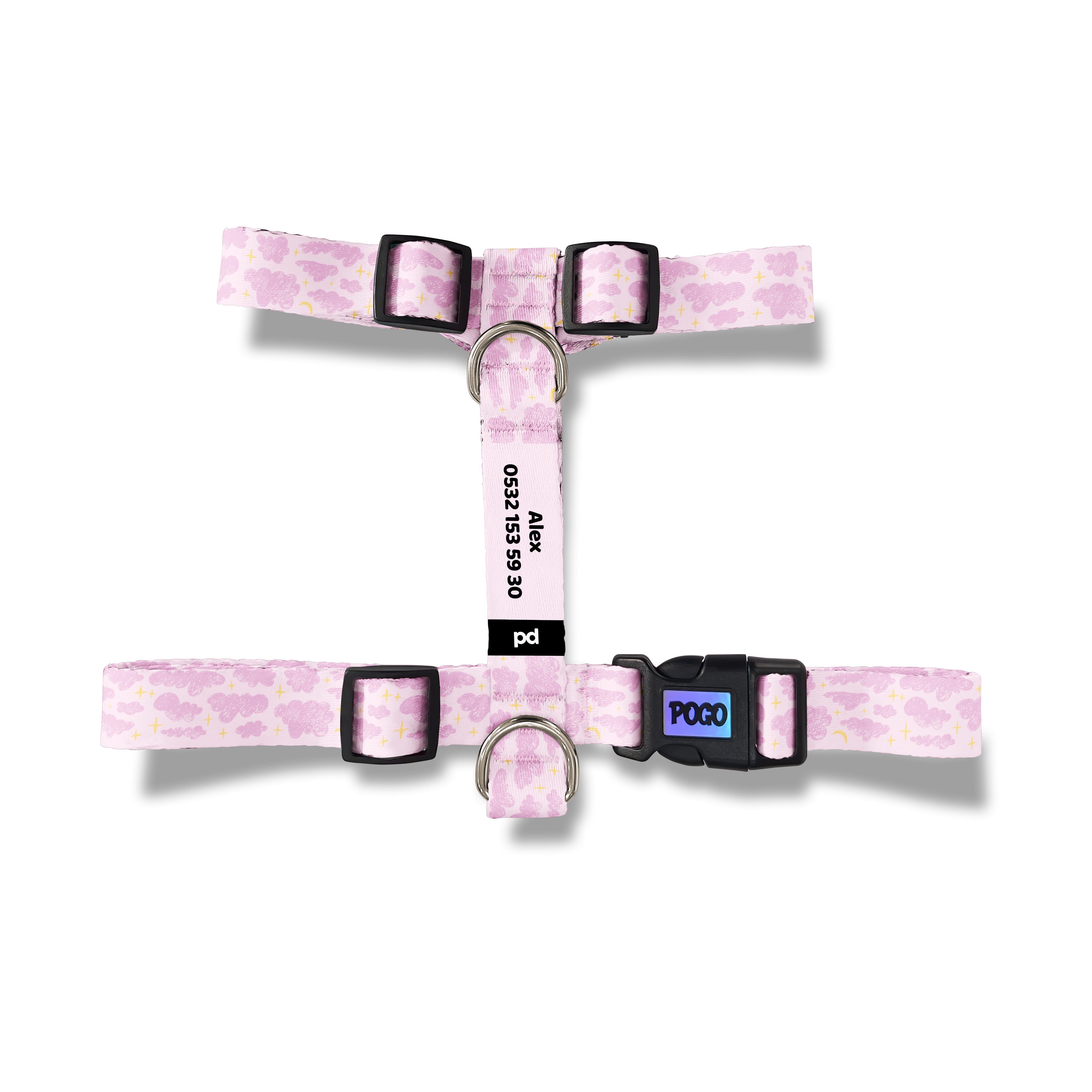 Pink Clouds | Dog Harness
