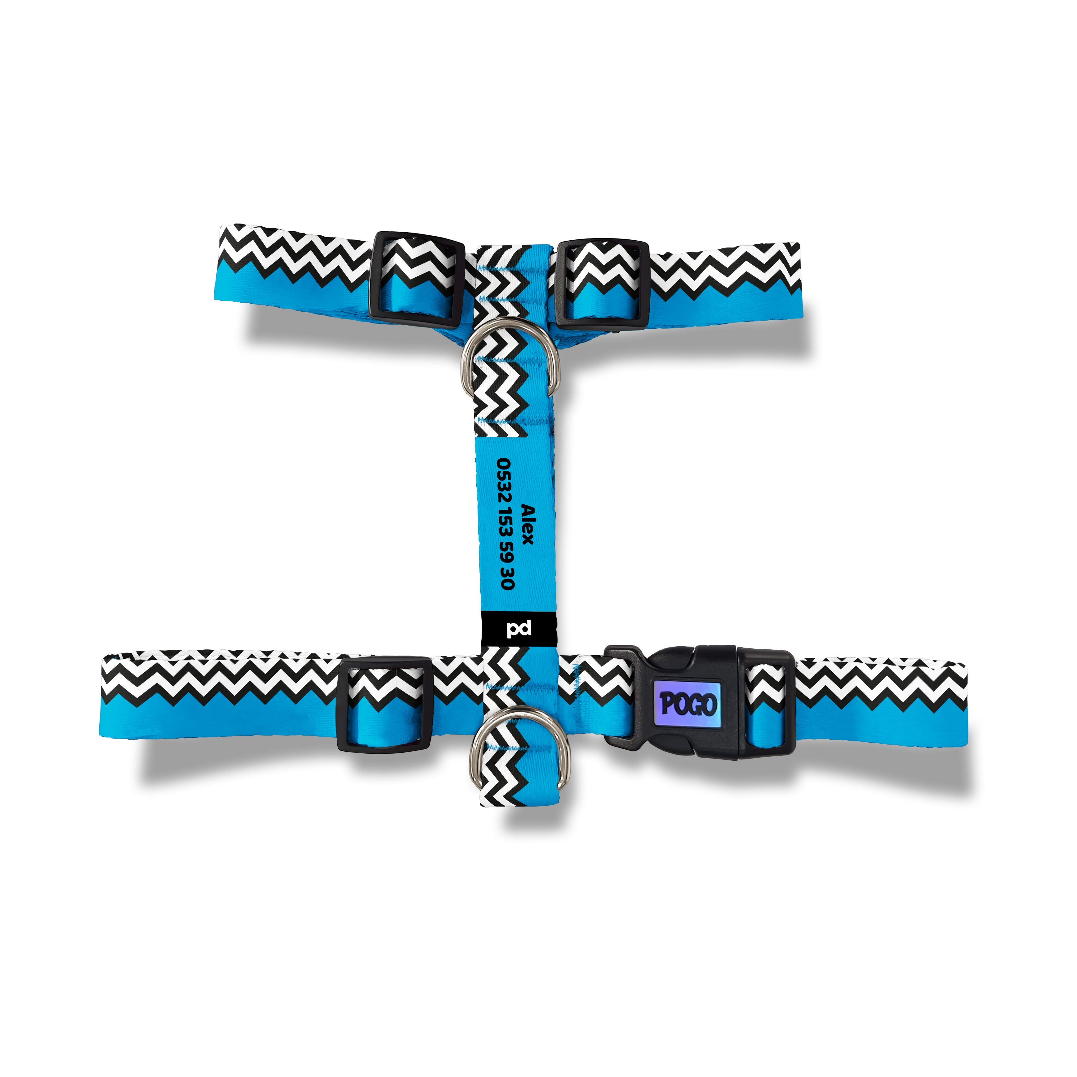 Zig Blue | Dog Harness
