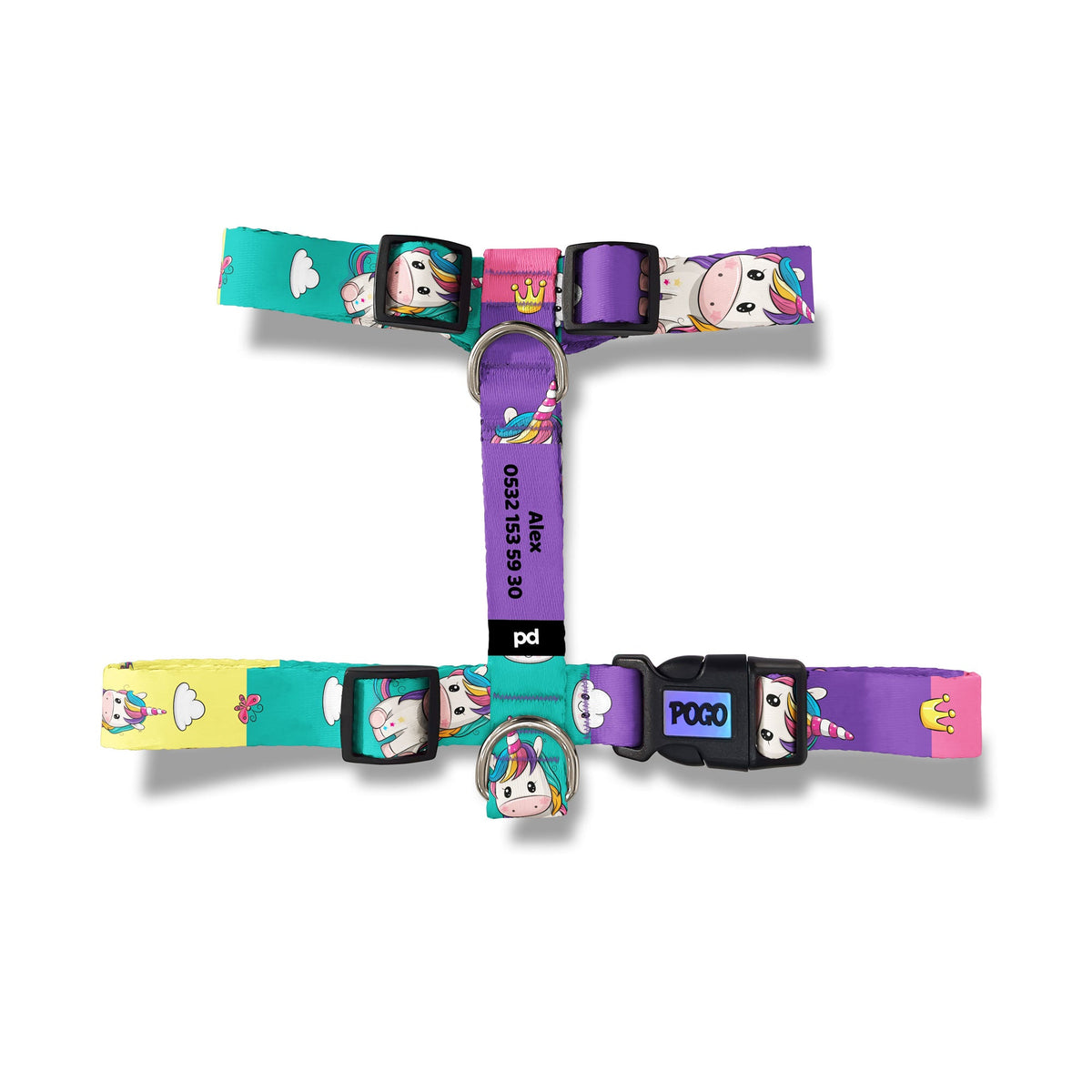 Unicorn | Köpek Göğüs Tasması - Evcil hayvanlar için mükemmel bir ürün.