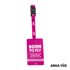 Born To Fly Pembe | PD Fly Bavul Etiketi
