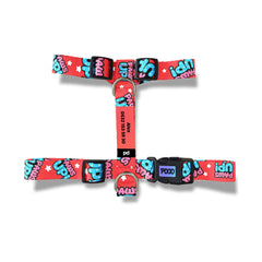 Paws Up! Kırmızı | Köpek Göğüs Tasması - Evcil hayvanlar için mükemmel bir ürün.