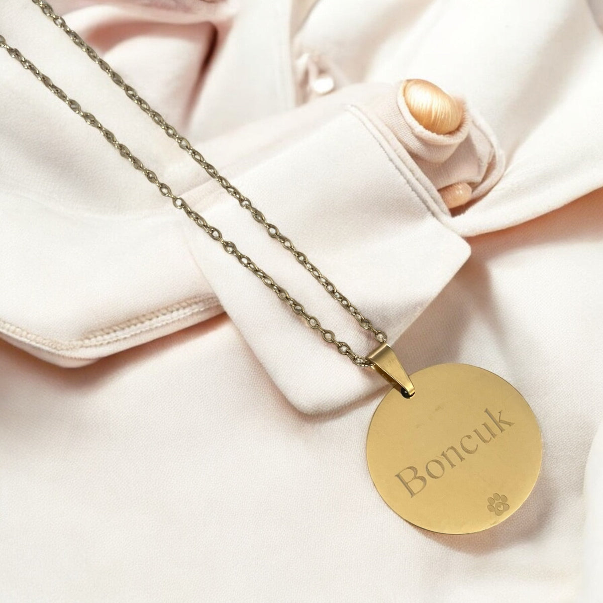 Kolye Taş Detaylı | Yazı + Yazı