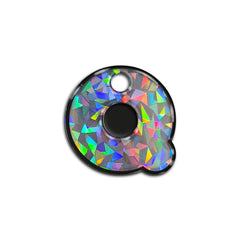Q Harfi Rounded Gray Holo | ID Tag