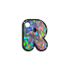 R Harfi Rounded Gray Holo | ID Tag
