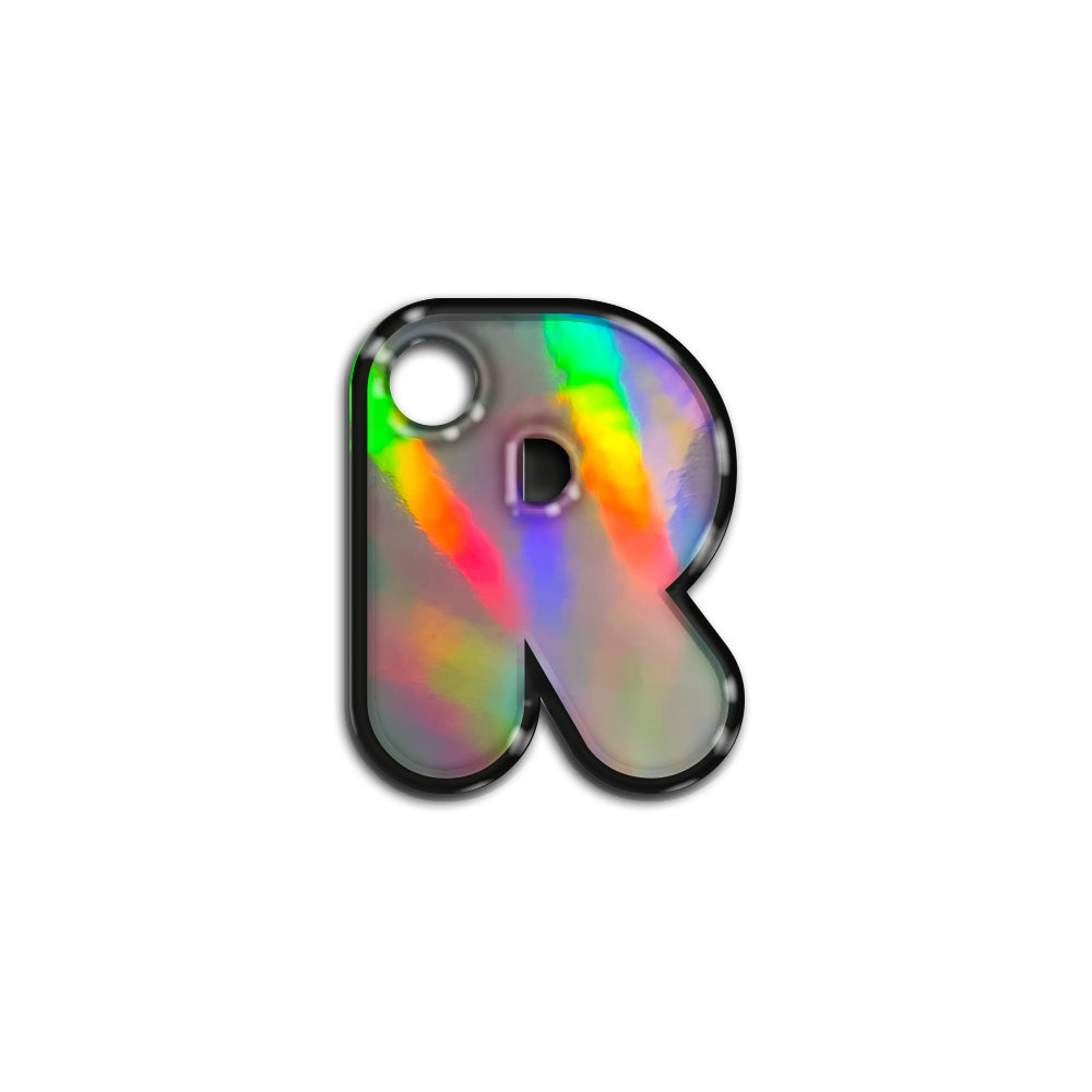 R Harfi Rounded Holographic | ID Tag