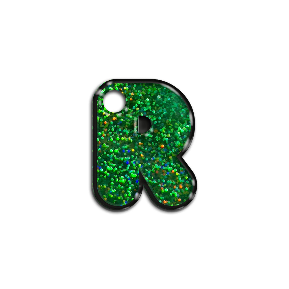 R Harfi Rounded Green Holo | ID Tag