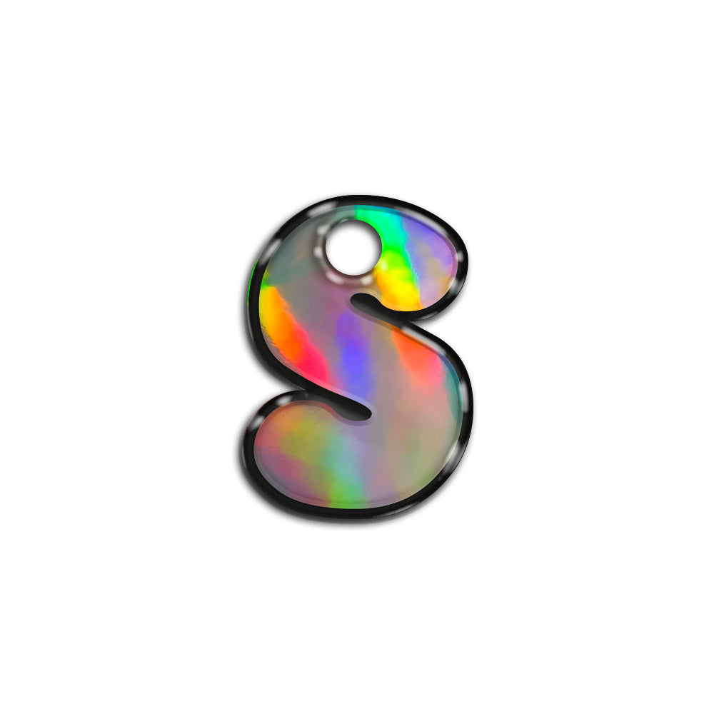 S Harfi Rounded Holographic | ID Tag