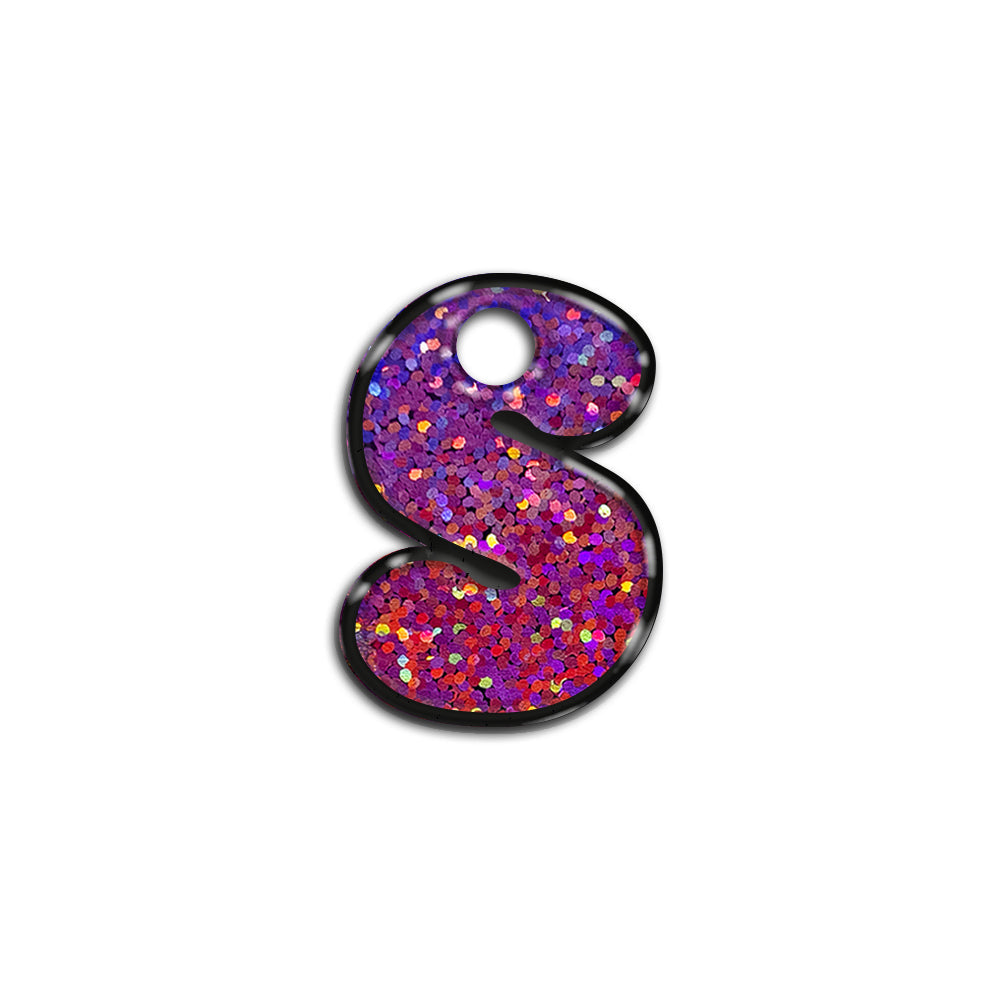 S Harfi Rounded Purple Holo | ID Tag