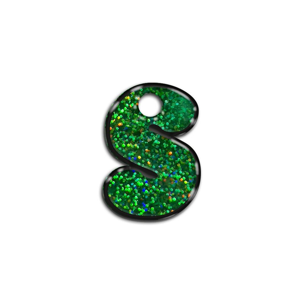 S Harfi Rounded Green Holo | ID Tag