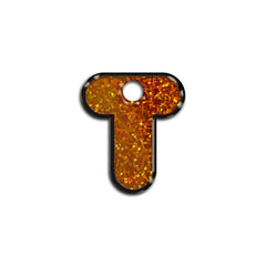 T Harfi Rounded Bakır Holo | ID Tag