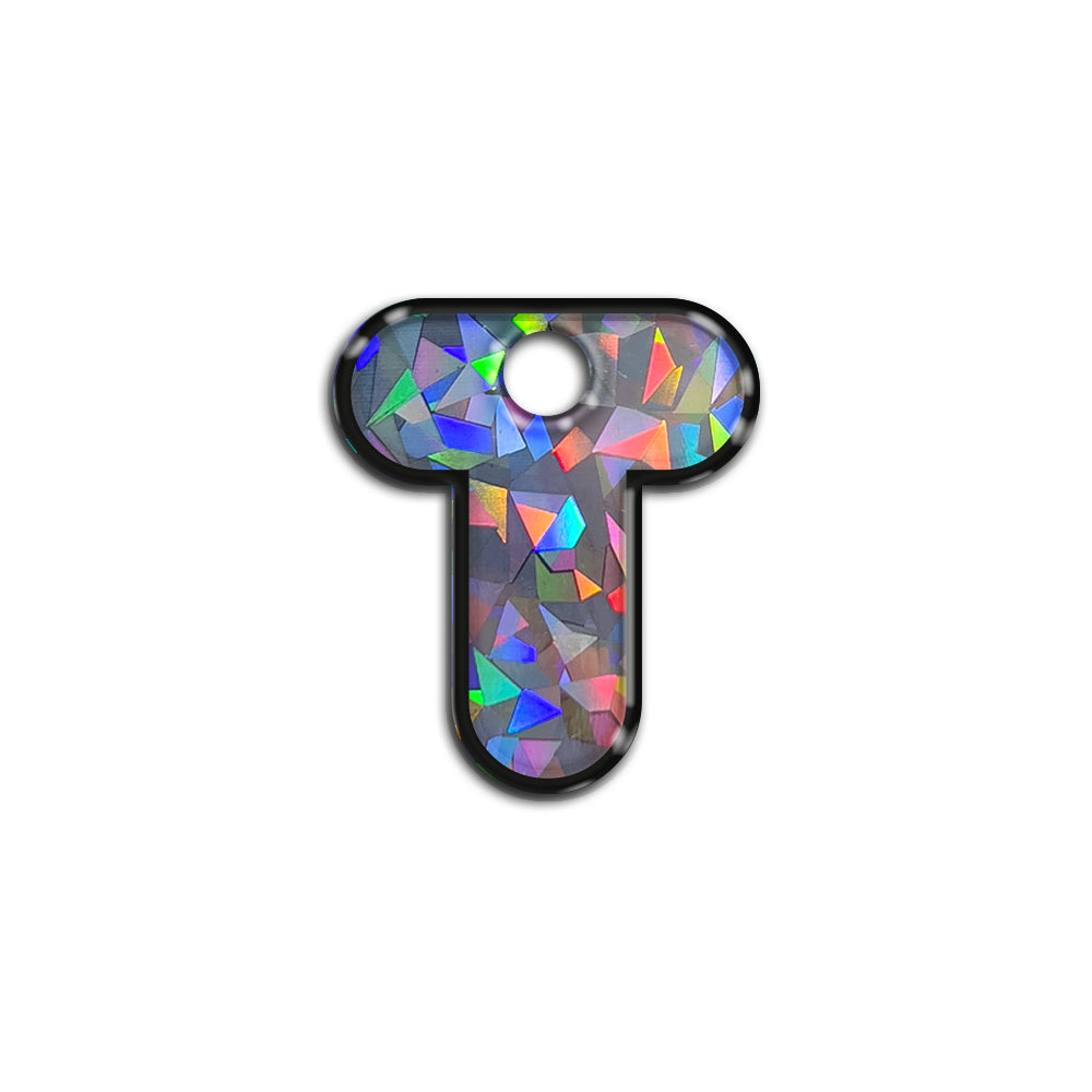 T Harfi Rounded Gray Holo | ID Tag