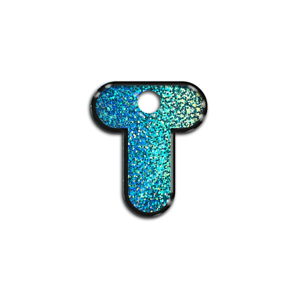 T Harfi Rounded Blue Holo | ID Tag