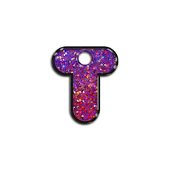 T Harfi Rounded Purple Holo | ID Tag