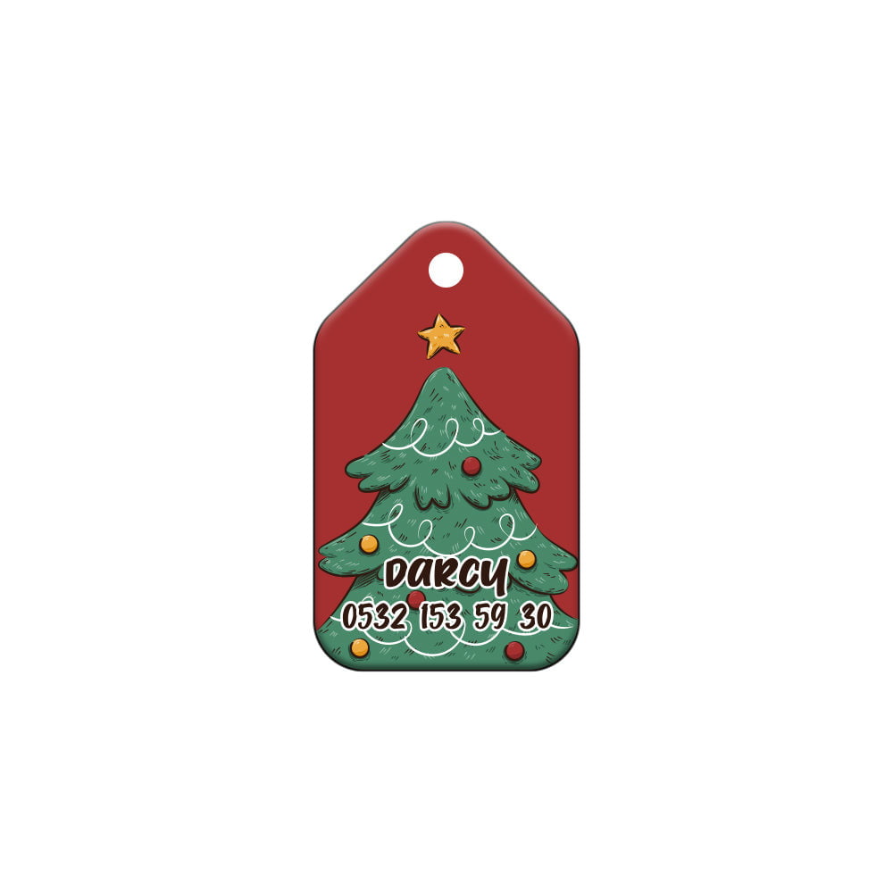 Kare Çam Ağacı | Kedi Köpek İsimlik - Evcil hayvanlar için mükemmel bir ürün.