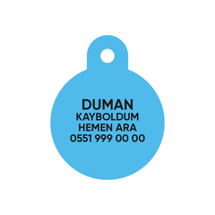 I Love Dad Yuvarlak TF TagsForever