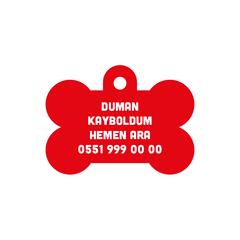 Mikro Çipim Var Kırmızı Kemik TF TagsForever