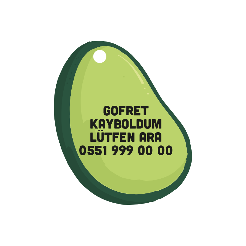 Avokado | Kedi Köpek İsimlik TF TagsForever