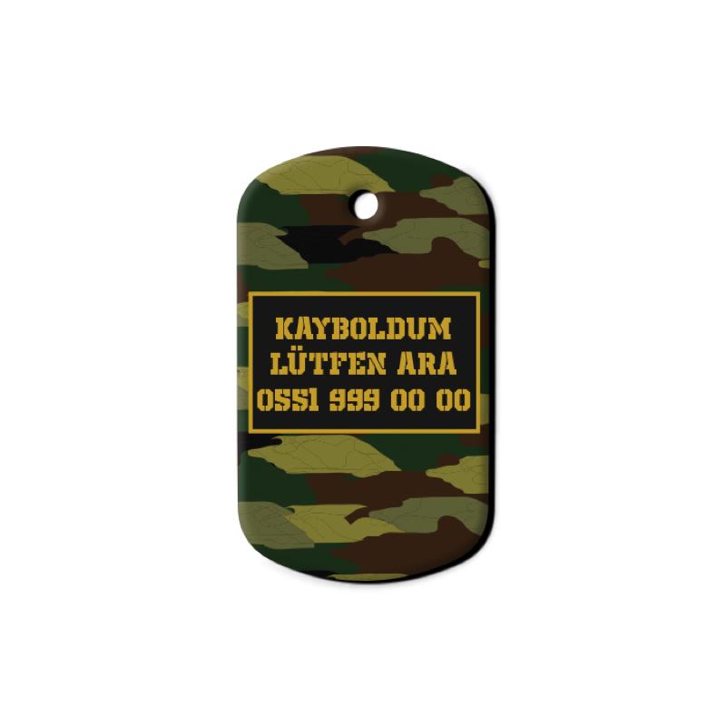 Klasik Askeri Kamuflaj Asker TFX TagsForever