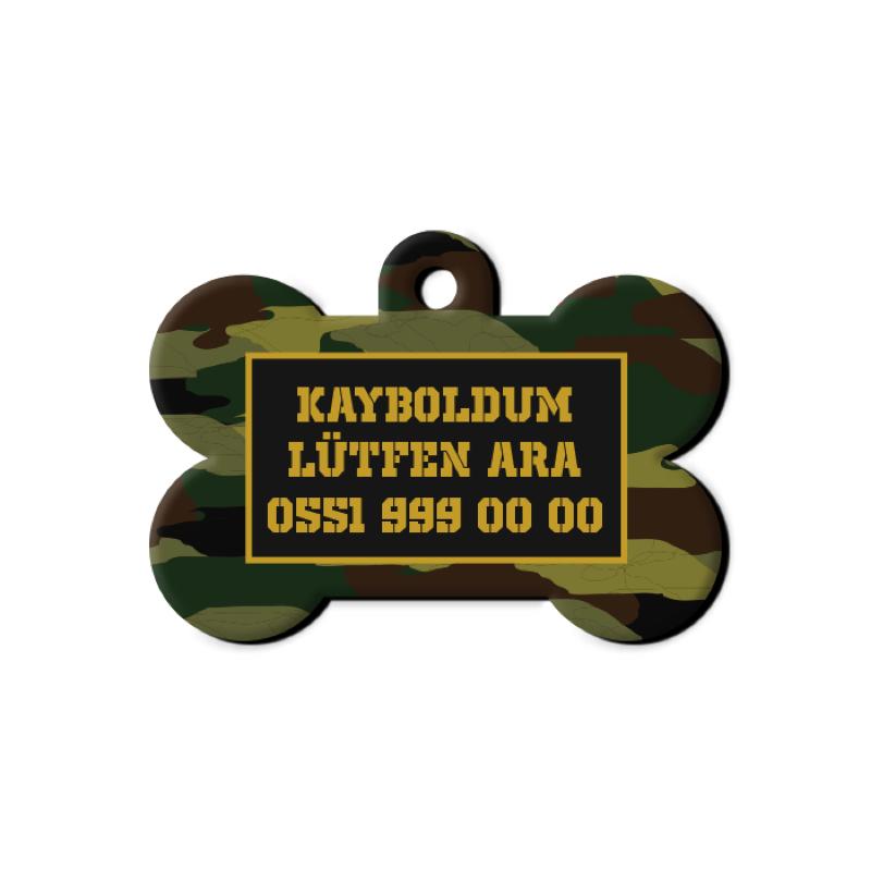 Klasik Askeri Kamuflaj Kemik TFX TagsForever