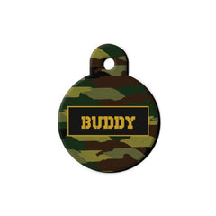 Klasik Askeri Kamuflaj Yuvarlak TFX TagsForever