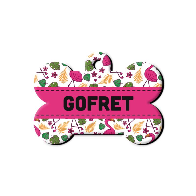 Flamingo Desenli Kemik TFX TagsForever