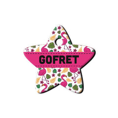 Flamingo Desenli Yıldız TFX TagsForever