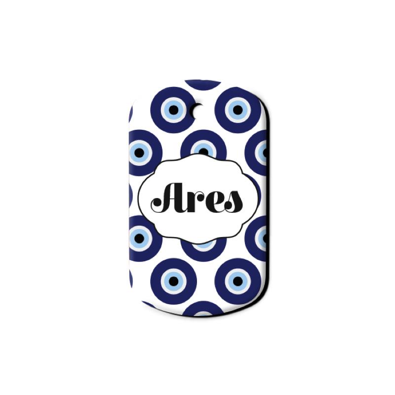 Nazar Boncuğu Desenli Asker TFX TagsForever