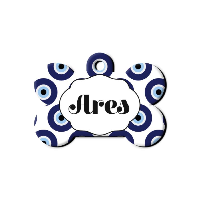 Nazar Boncuğu Desenli Kemik TFX TagsForever