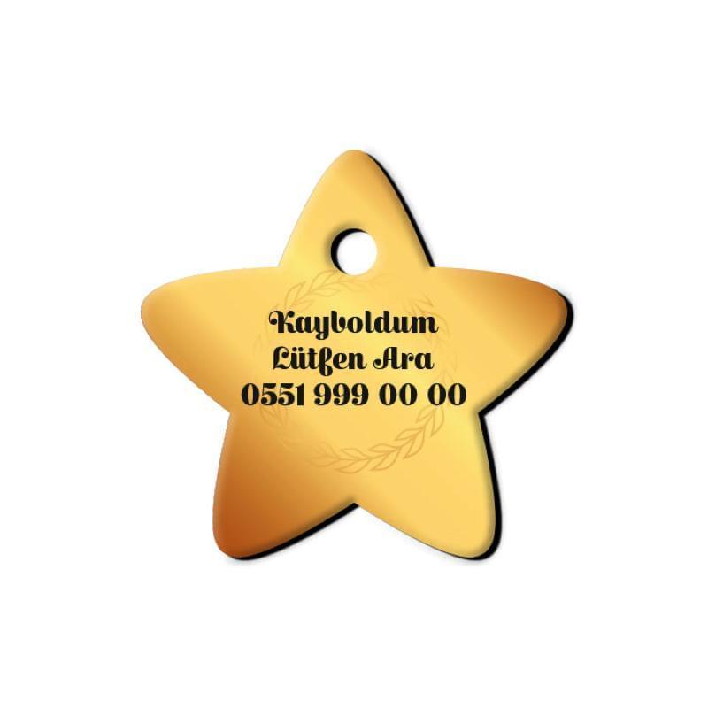 Altın Desenli Yıldız | Kedi Köpek İsimlik