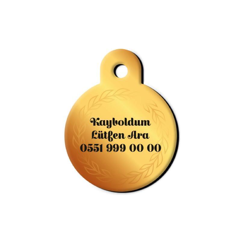 Altın Desenli Yuvarlak | Kedi Köpek İsimlik