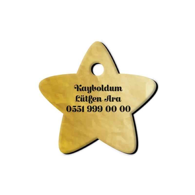 Altın Desenli 2 Yıldız | Kedi Köpek İsimlik