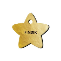 Altın Desenli 2 Yıldız | Kedi Köpek İsimlik - Evcil hayvanlar için mükemmel bir ürün.