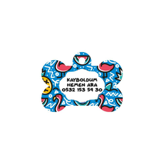 Flamingo Doodle Kemik | Kedi Köpek İsimlik