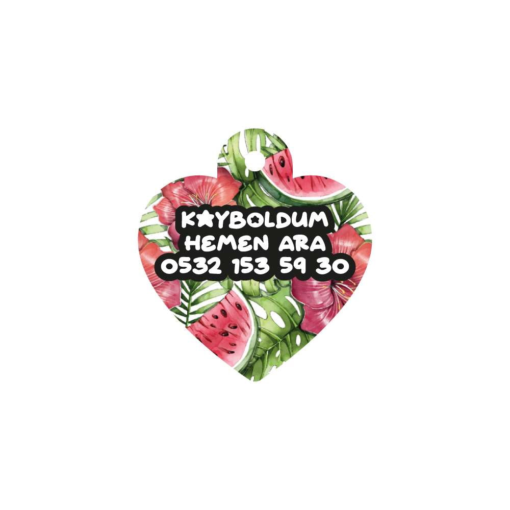 Çiçek Karpuz Kalp | Kedi Köpek İsimlik