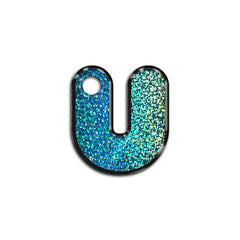 U Harfi Rounded Blue Holo | ID Tag