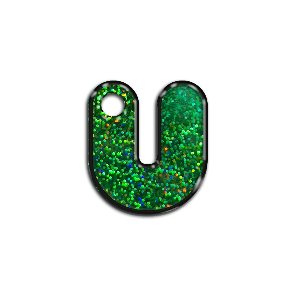 U Harfi Rounded Green Holo | ID Tag