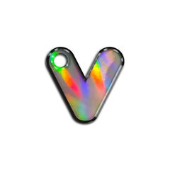 V Harfi Rounded Holographic | ID Tag