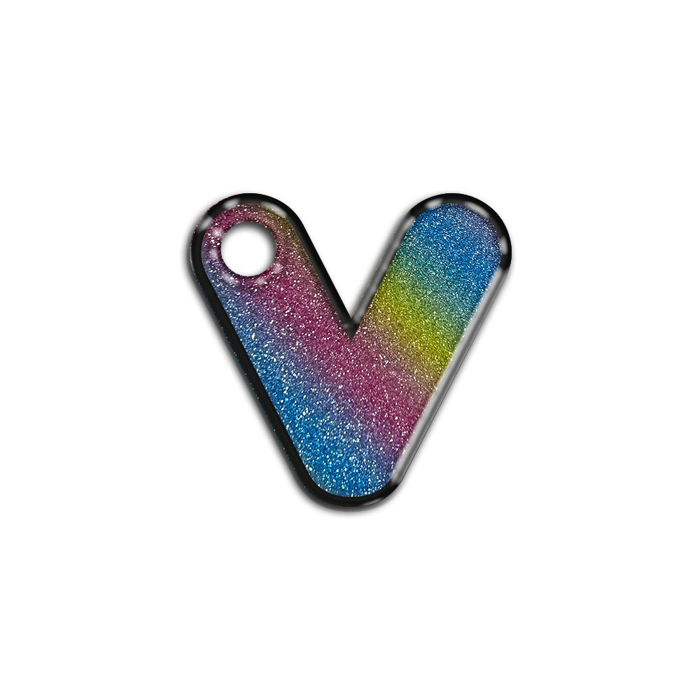 V Harfi Rounded Rainbow | ID Tag