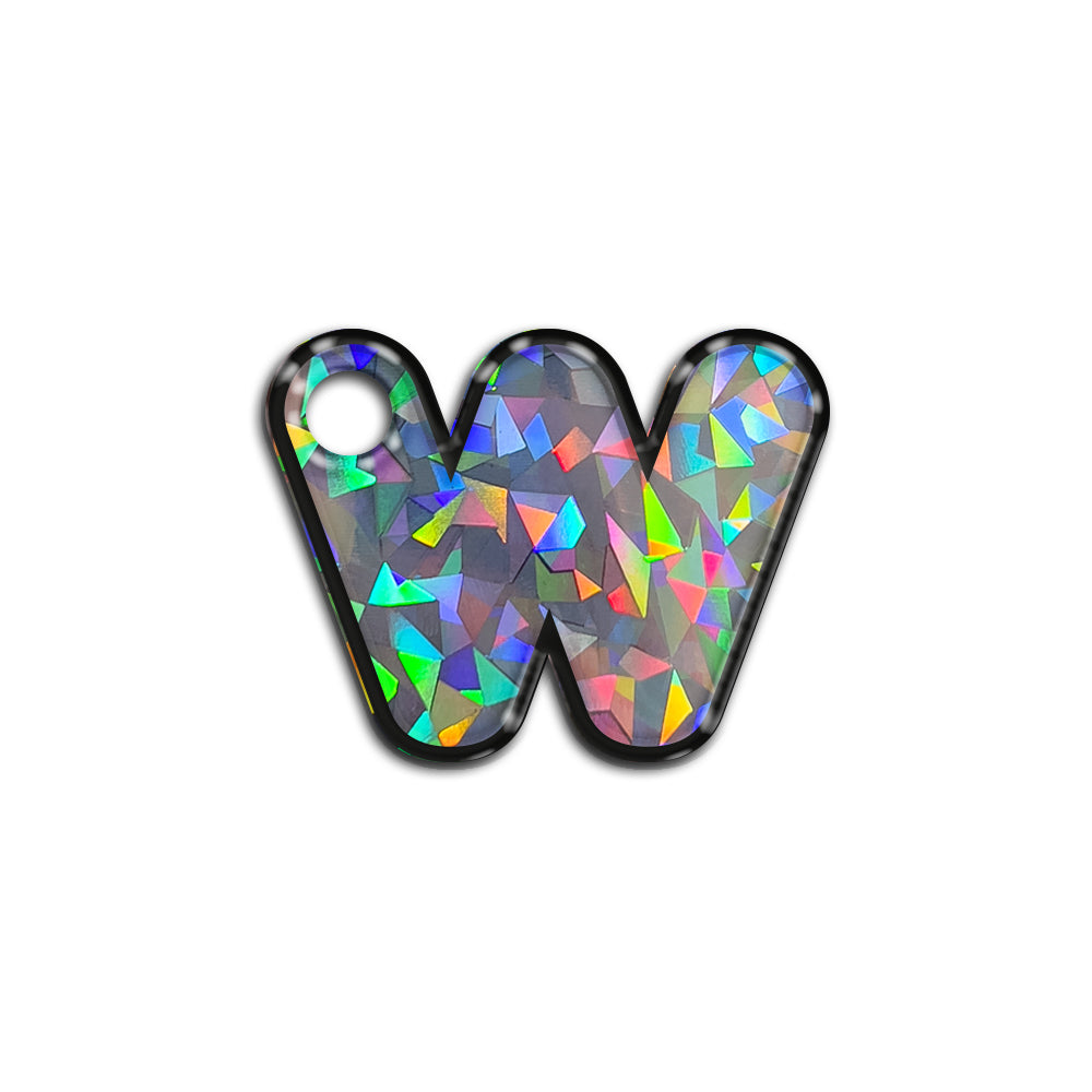W Harfi Rounded Gray Holo | ID Tag
