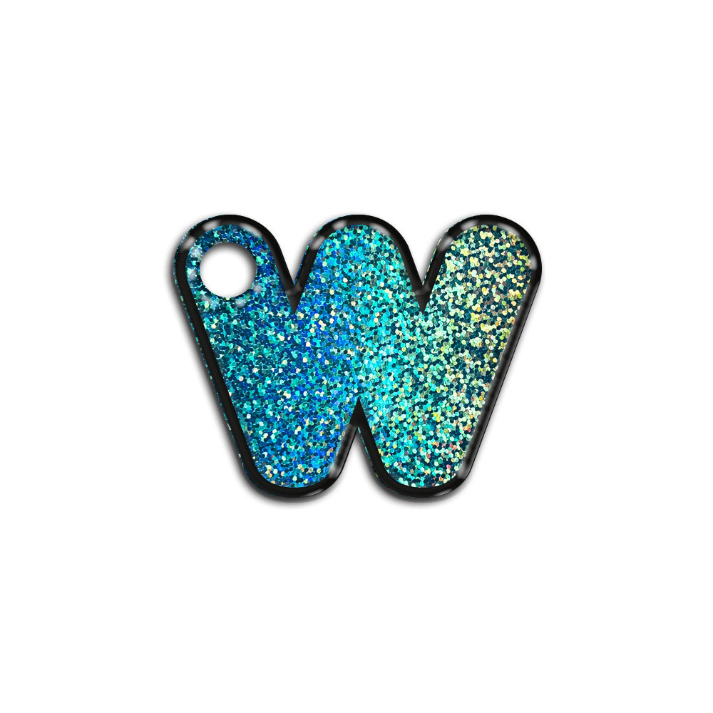 W Harfi Rounded Blue Holo | ID Tag