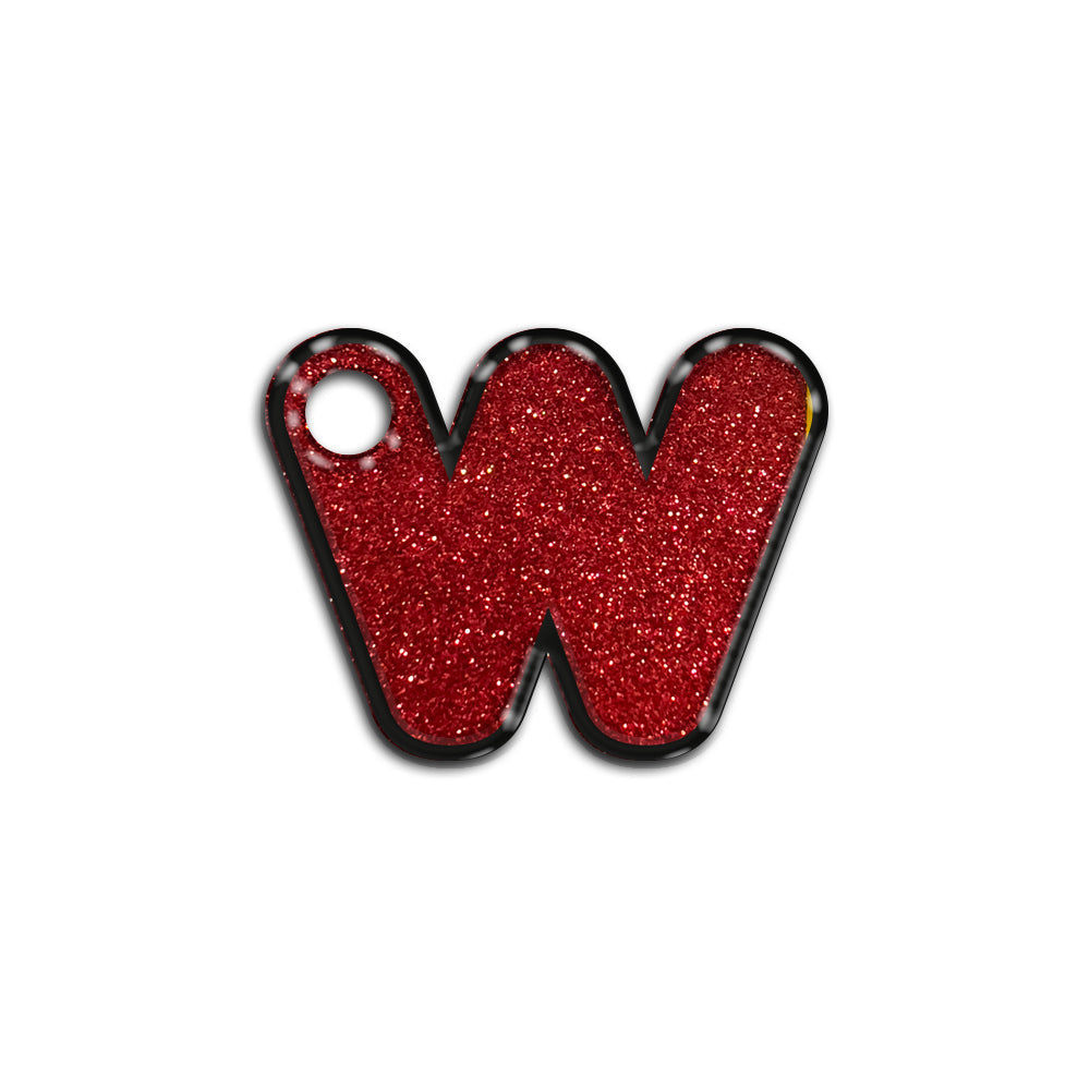W Harfi Rounded Red Holo | ID Tag