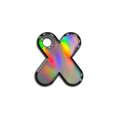 X Harfi Rounded Holographic | ID Tag